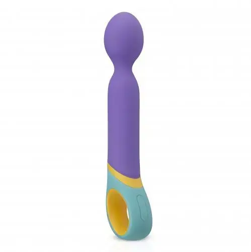 Base wand masāžas vibrators – 24 cm (9.4″) – daudzkrāsains