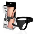 Harness Attraction Kenny regulējams strap-on dildo – 15 cm (6″) – melns — Foto 1