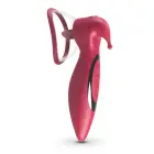 Crushious Saci Стимулятор клитора и сосков с функцией всасывания – 17.7 cm (7″) – Розовый — Фото 4