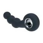 LEVELZ Beaded Silicone Intimate Massager with Loop – Black — Photo 4