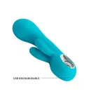 PRETTY LOVE Chris USB кролик-вибратор – 18 cm (7″) – розовый — Фото 7