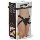 INFERNO страпон из искусственной кожи с поддержкой спины – чёрный — Фото 3