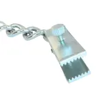 BK Adjustable Nipple Clamps with Chain – Silver — Photo 6