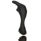 FeelzToys Zeus Dual Motor Silicone Intimate Ring – Black — Photo 4