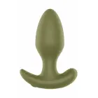 FORTO Vibrating Anal Plug – anālais spraudnis – silikons – zaļš – 10 režīmi — Foto 2