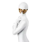 Anonymo mask, PU leather, print, 26 cm Foto 1