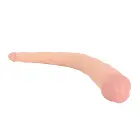 Kiotos COX Realistiškas dvipusis dildo – 35 cm (13.8″) – Kūno spalva — Nuotrauka 2
