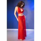 Chilirose CR 4857 Red Multi-Way Top & Wide-Leg Pants Set – M — Photo 7