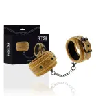 Fetish Submissive Origen Vegan Leather Ankle Cuffs – Black — Photo 1