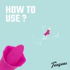 Teazers Flower Touch vibraator – 12 cm – roosa — Foto 4
