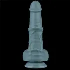 Lovetoy Dual Layer Silicone Nature Cock – rechargeable thrusting vibrating dildo – 11 inch – remote — Photo 12