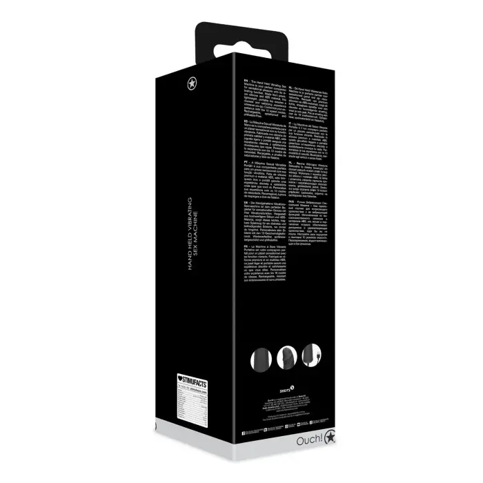 Rokas vibrējošā sekss mašīna – melna Foto 4