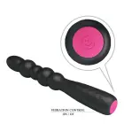 PRETTY LOVE Monroe 12 funkcijų USB vibratorius – juodas — Nuotrauka 5