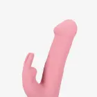 Pöörlevate pärlitega jänese vibraator – 18 cm – roosa — Foto 8