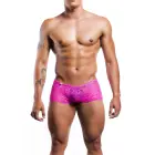 MOB Eroticwear Rose Lace Boy Short – Pink – L/XL — Photo 3