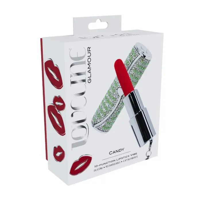 Loveline Candy Lipstick интимный массажер комплект – зеленый