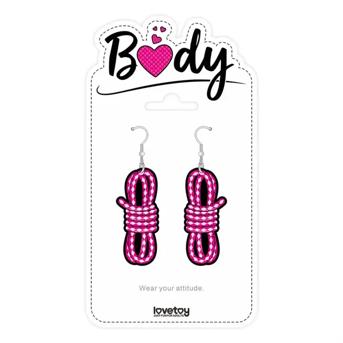 LoveToy Body – серьги с современным узлом