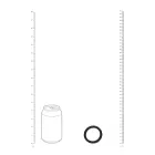 LEVELZ Wide O silikoonist peenis võru – L – 42 mm – must — Foto 4