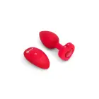 B-Vibe vibrējošs sirds formas anālais spraudnis M/L – Sarkans — Foto 4