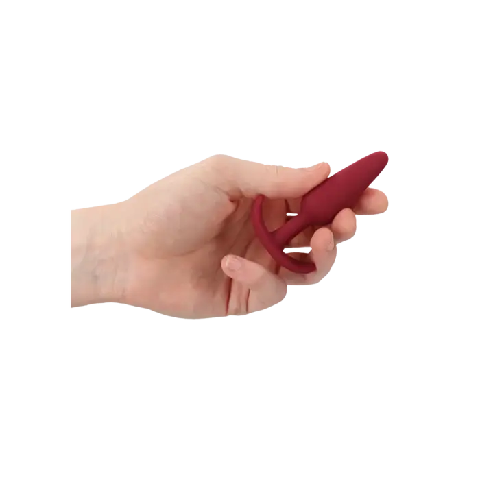 Slim pradedantiesiems analinis kištukas – 10 cm (4″) – Raudonas Photo