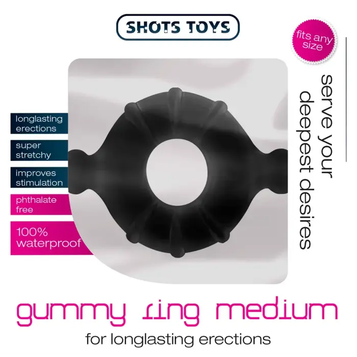Gummy Ring – M suurus – must