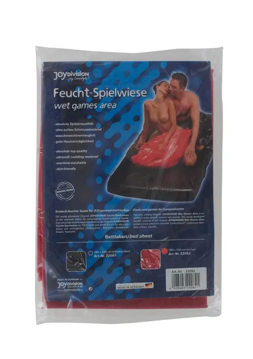 WetGAMES Waterproof BDSM Bed Sheet – Red – 180 x 260 cm