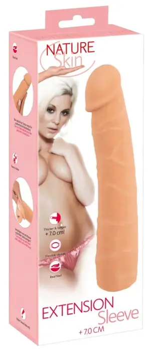 Nature Skin peenise varrukas – 24 cm – nahavärv