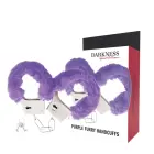 Darkness Metal Handcuffs Lilac Lined – Adjustable Comfortable Design — Photo 1