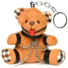 Gagged Teddy Bear BDSM keychain – burnt orange — Photo 5