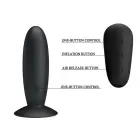 MR PLAY - Remote Control Vibrating Anal Plug – 12 cm (4.7″) – Black — Photo 6