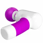 Перезаряжаемый wand вибратор Pretty Love Magic Gum – 20 см (7.87″) – фиолетовый — Фото 5