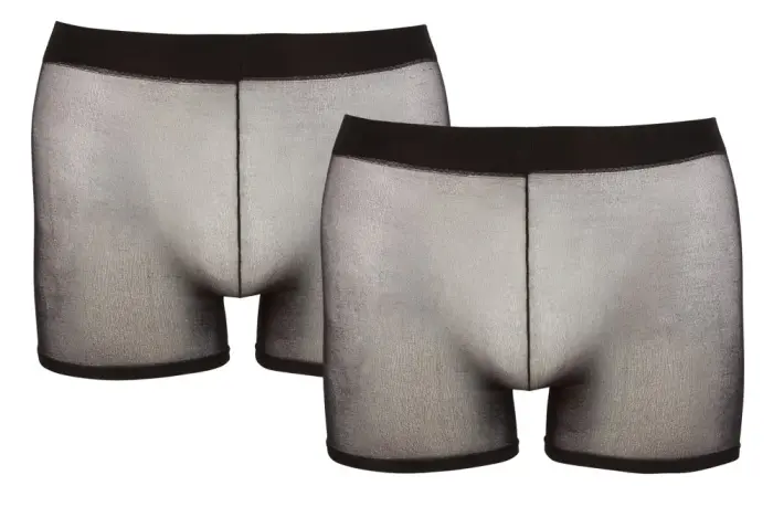 Vīriešu 2-ie caurspīdīgi poliamīda bikšu komplekts – S-L Foto 5