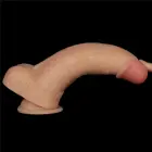 LoveToy Power Basics Cock – rechargeable vibrating realistic dildo with suction cup – 22.8 cm (9 inch) — Photo 5