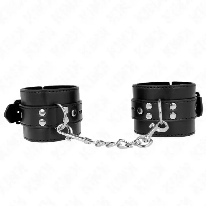 KINK регулируемые чёрные фиксаторы для запястий – 17-28 см x 6 см