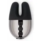 Le Wand Double Vibe – компактный интимный прибор с двойным мотором – чёрный — Фото 4