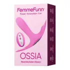 FemmeFunn Ossia Pink Wearable Bullet – remote control – slim ergonomic base – 10 modes — Photo 1