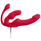 You2Toys Strapless Strap-On Triple Teaser vibratoru trio – 23 cm – rozā — Foto 12