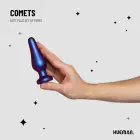 Hueman Comets silikoonist anaaltappide komplekt – 3 suurust – Must — Foto 3