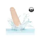 Vibreeriv ja liikuv silikoonist stud dildo – nahavärv — Foto 8