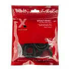 Slim Wrap Ring – peenis võru – 2 tk – must — Foto 1