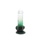 Kiotos Cox Color Дилдо с присоской – 18 cm (7″) – прозрачно-зеленый — Фото 5