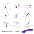 Romance вибратор – 18 cm (7″) – фиолетовый — Фото 4