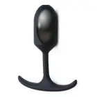 Premium Weighted Silicone Anal Plug – S – Black — Photo 5