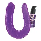 Crushious Deep Diver Dvigubas Dildo – 20 cm (8″) – Violetinis — Nuotrauka 1