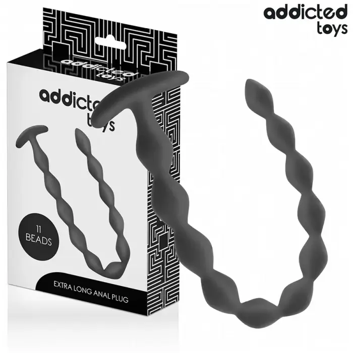 Addicted Toys Extra Long Silicone Plug – 55 cm – Black