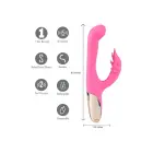 Maia Toys Mau перезаряжаемый гибкий двухмоторный кролик-вибратор – зеленый — Фото 2