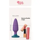 Bounce Buddy L Anal Plug – 13 cm (5.1″) – Black — Photo 4