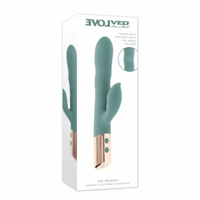 EVOLVED The Shimmy Intimate Machine, Spiral-Thrusting Silicone, 14 cm