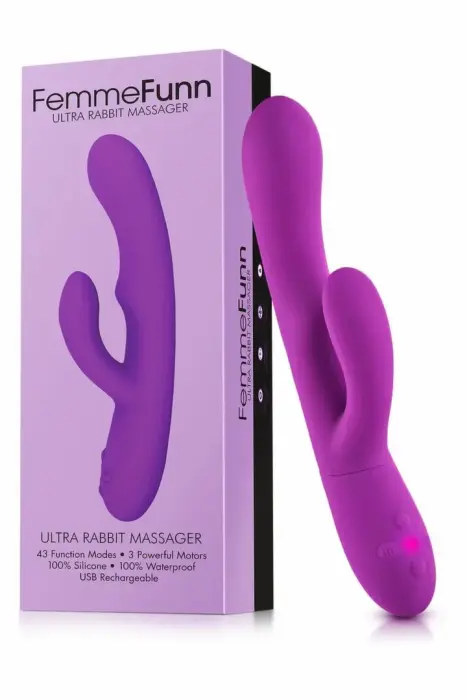 FemmeFunn Ultra Rabbit кролик-вибратор – 24.6 cm (9.7″) – фиолетовый