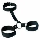 Sportsheets Shadow Adjustable Neck & Wrist Restraint Set, Black — Photo 1